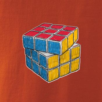 Rubikova kocka kreslená