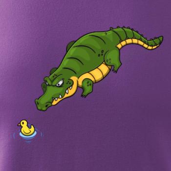 Krokodíl zelený s kačičkou