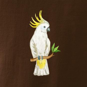 Papagáj Kakadu kreslený