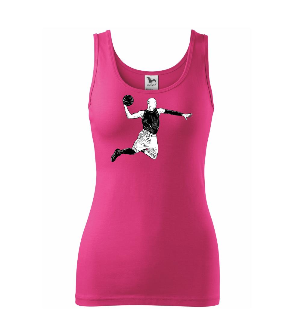 Basketbalista vo výskoku