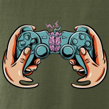 Gamer - mozog v gamepade