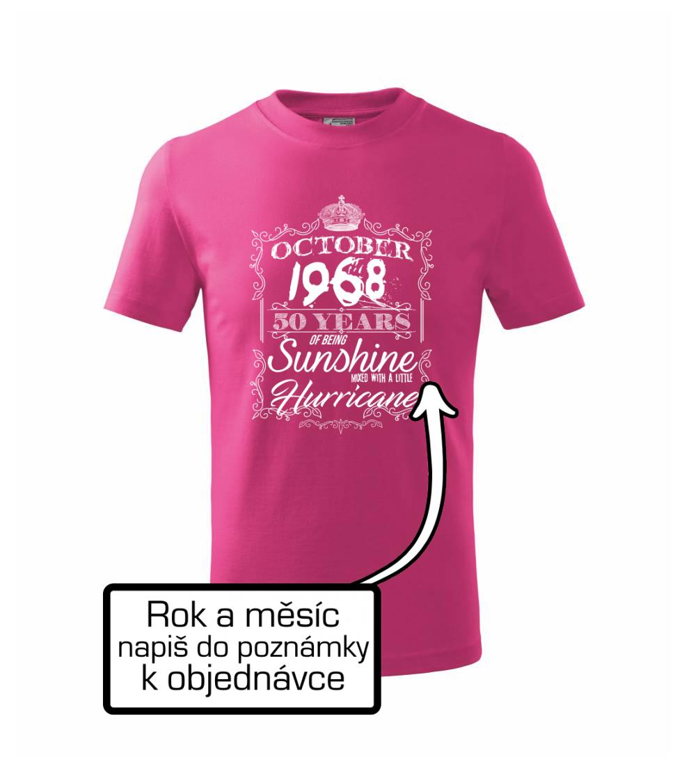 Sunshine with Hurricane (vlastný rok a mesiac)