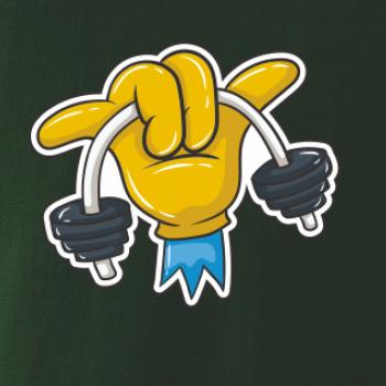 Comics ruka a činka