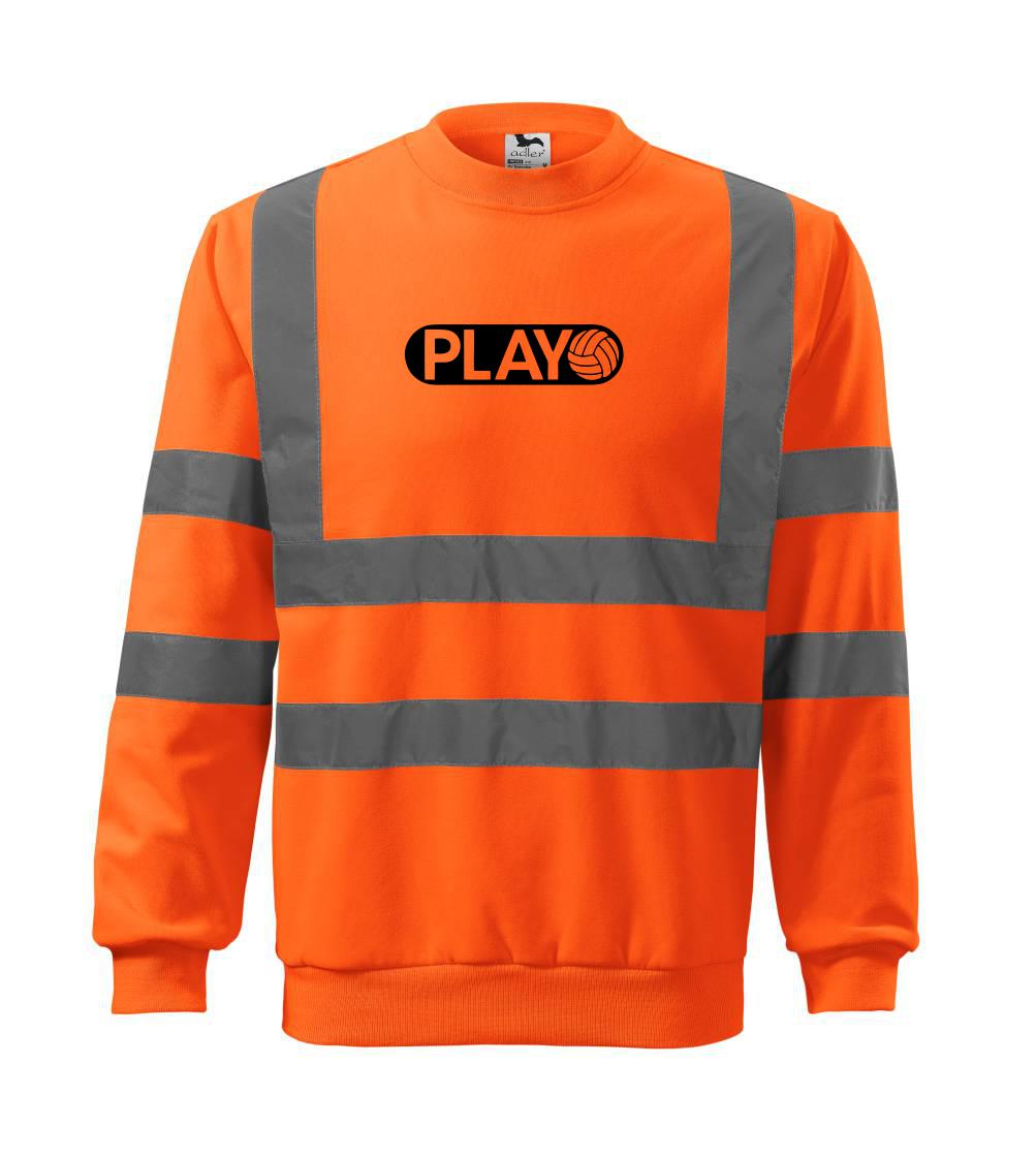 Trička na volejbal - Voleyball mode - Reflexná mikina