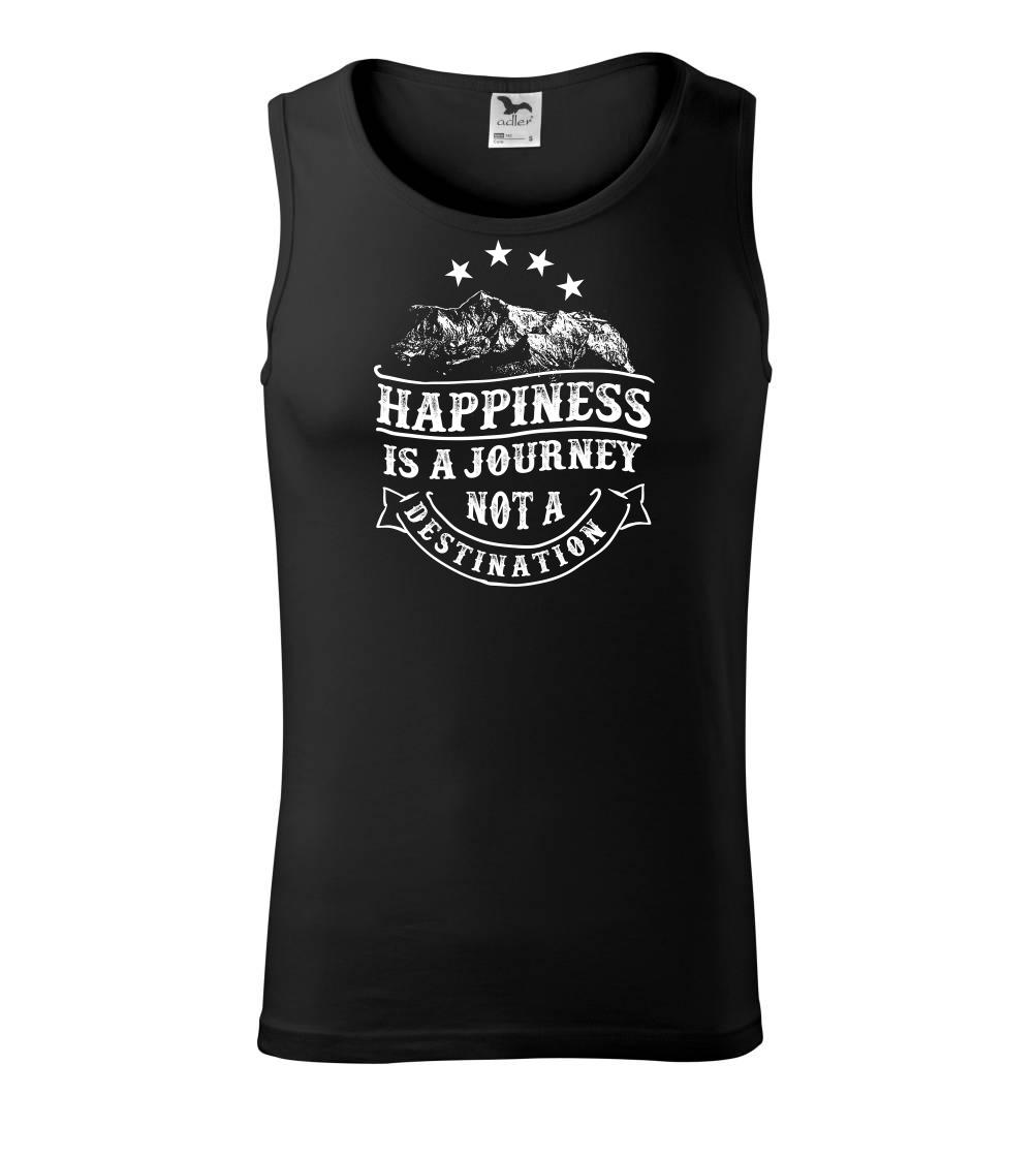 Trička pre cestovateľov - Happiness is a Journey - Tielko pánske Core