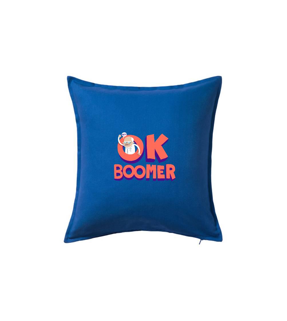 Tričká na párty - Ok boomer dedo - Vankúš 50x50