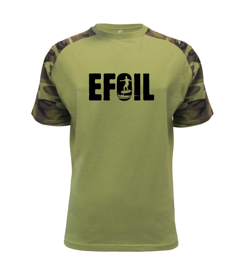 Ostatné športy - Efoil nápis - Raglan Military