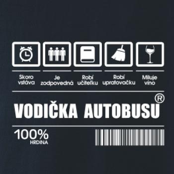 Čiarový kód - Vodič autobusu / Vodička autobusu Čiarový kód - Vodič autobusu / Vodička autobusu