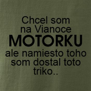 Chcel som na Vianoce motorku text
