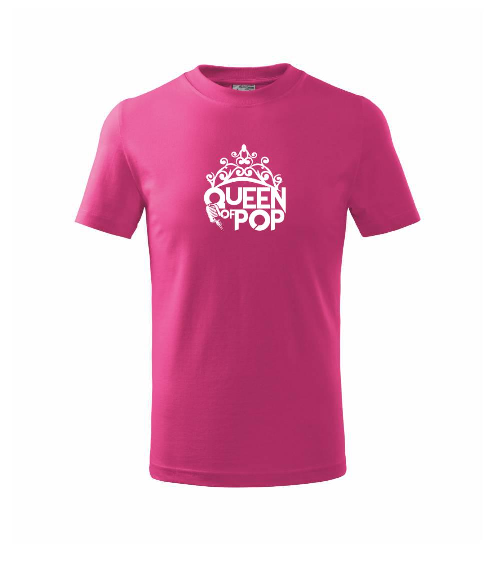 Queen of Pop - Tričko detské bavlnené