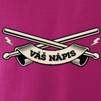 Rock paličky vlastní nápis