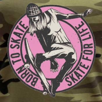 Skate girl pink