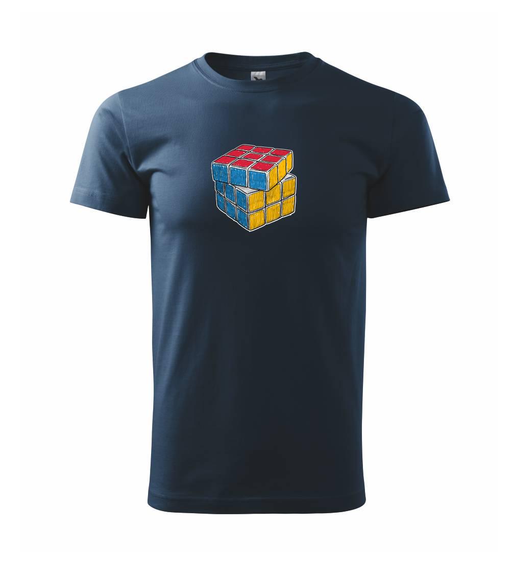 Rubikova kocka kreslená Rubikova kocka kreslená