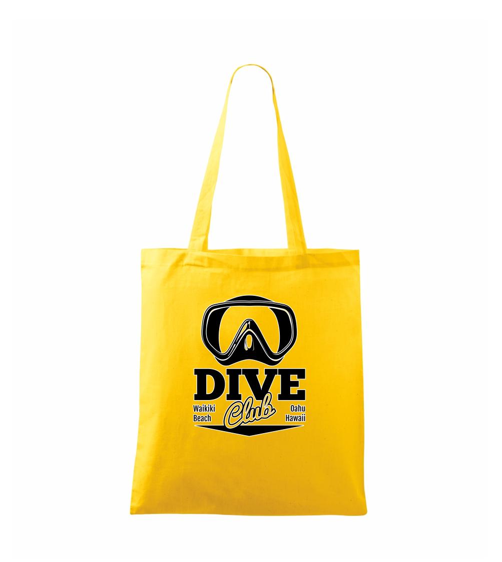 Potápačské tričká - Dive club - waikiki - Taška bavlnená