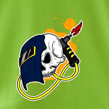 Zvárač - kreslená lebka