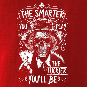 Lucky poker player Lucky poker player