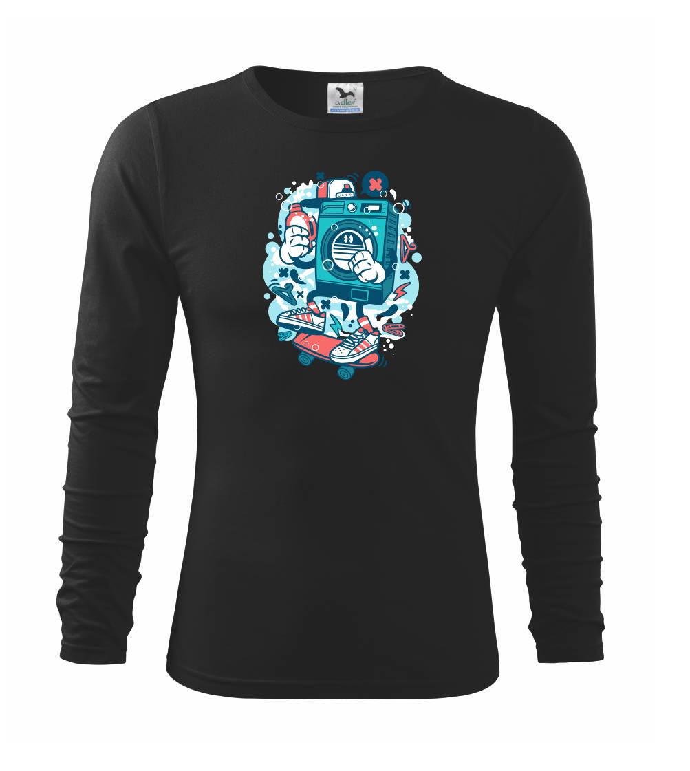 Grafické tričká - Pračkynátor - Tričko detské Long Sleeve