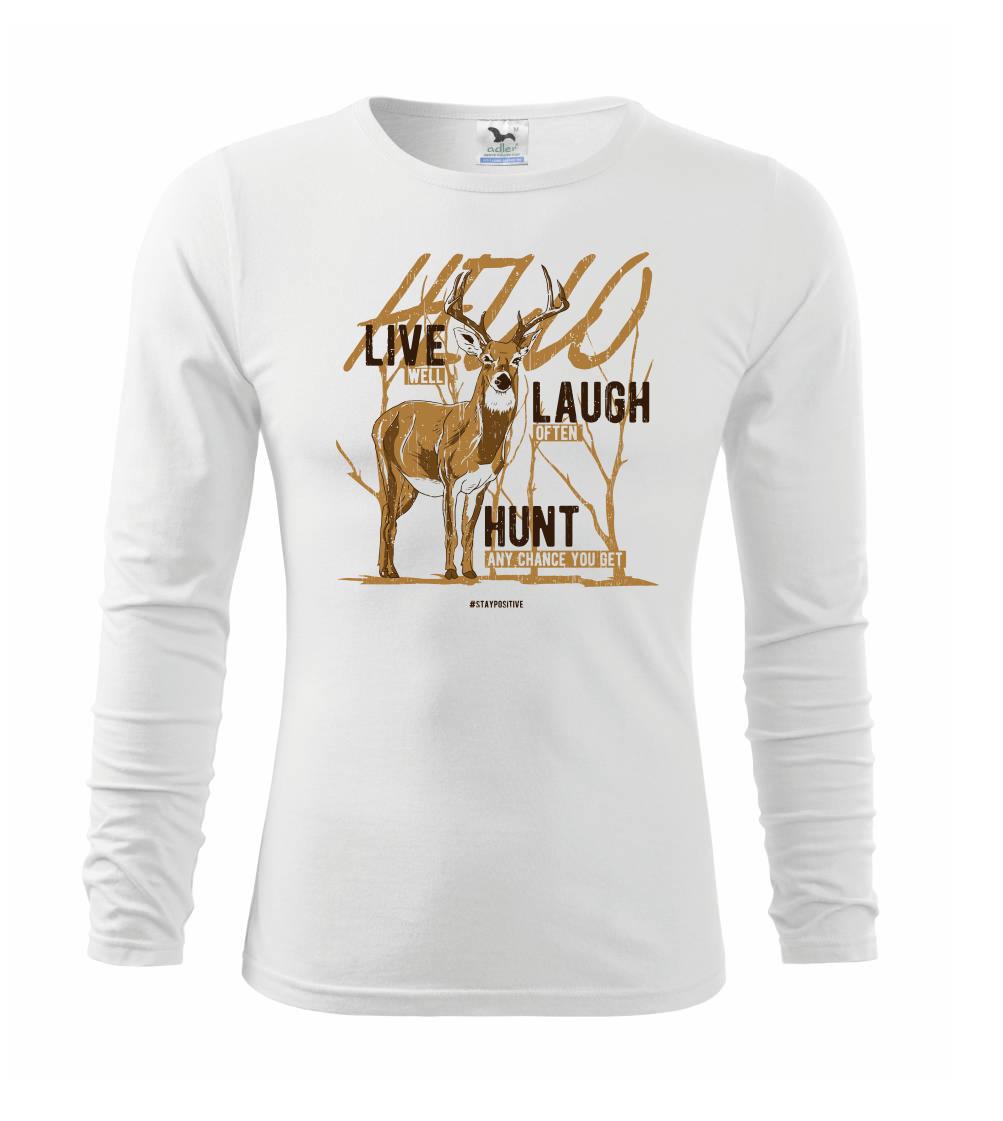 Tričká so zvieratami - Deer livelaugh - Tričko detské Long Sleeve