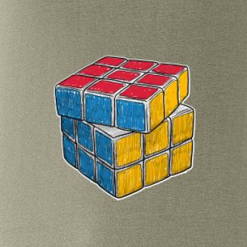 Rubikova kocka kreslená