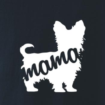 Yorkšírský teriér mama obrys