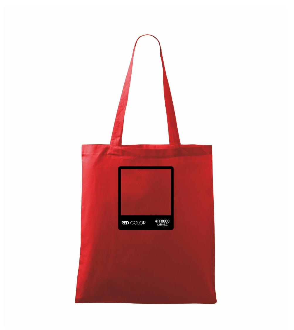 Tričká pre fotografov - RGB red - Taška bavlnená