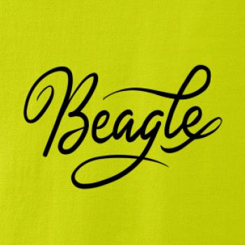 Beagle - nápis okrasný