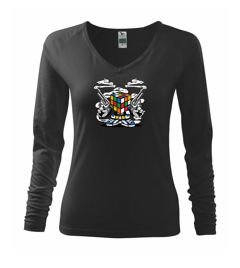 Grafické tričká - Rubikátor zabil - Tričko dámske Elegance