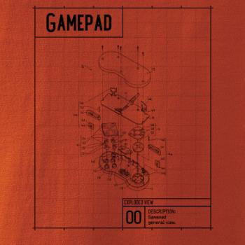 Nákres Gamepad rozobratý