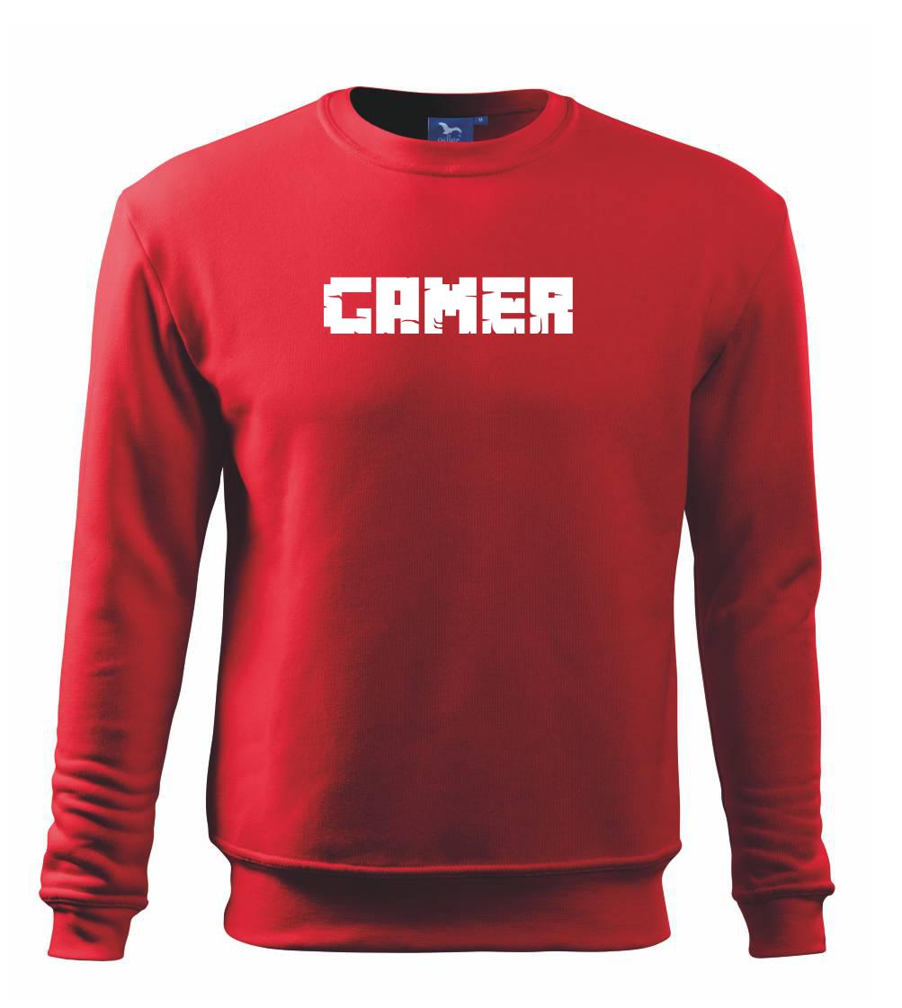 Tričká pre ajťákov - Gamer nápis - Mikina Essential pánska