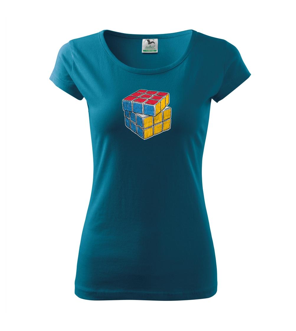 Rubikova kocka kreslená Rubikova kocka kreslená