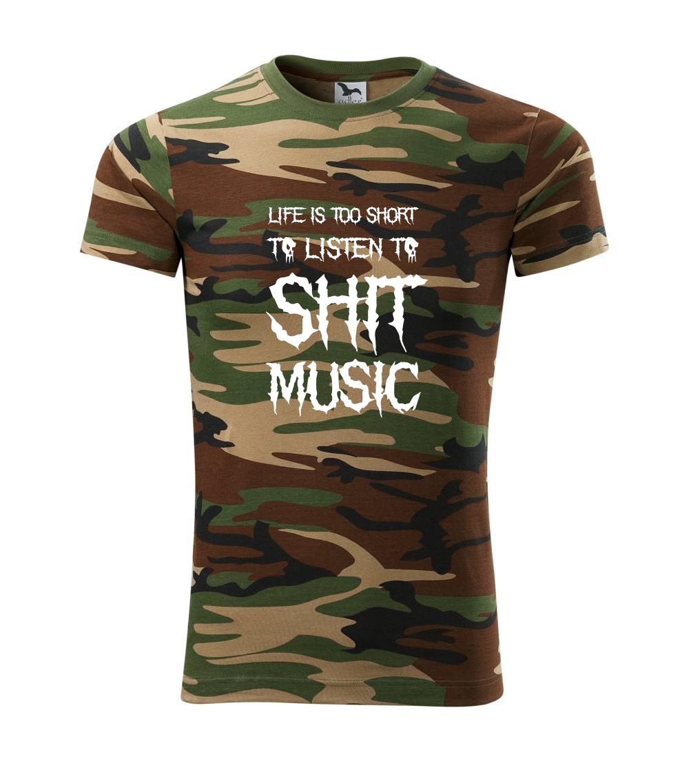 Metal font - listen music (Hana-creative) - Army CAMOUFLAGE