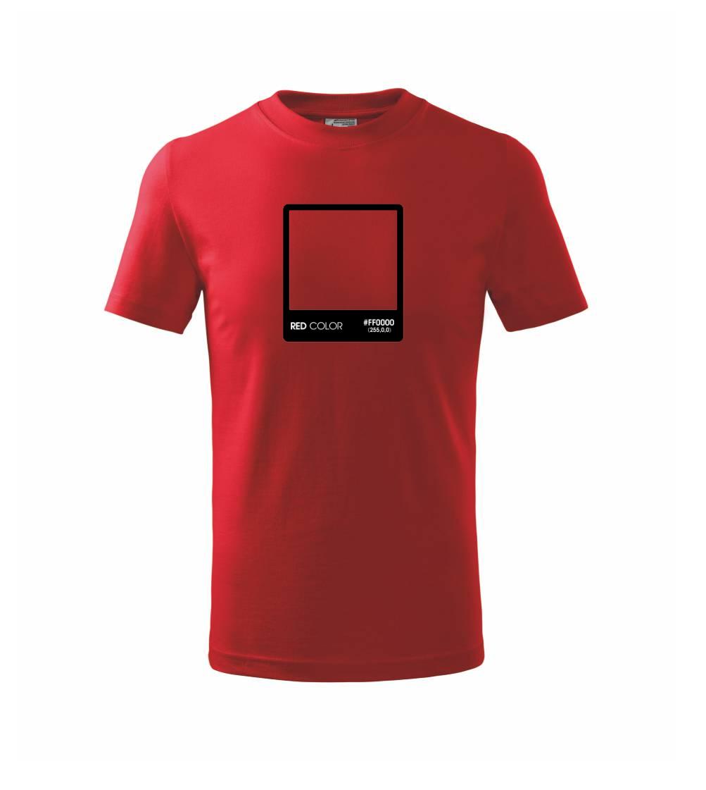 Tričká pre fotografov - RGB red - Tričko detské bavlnené
