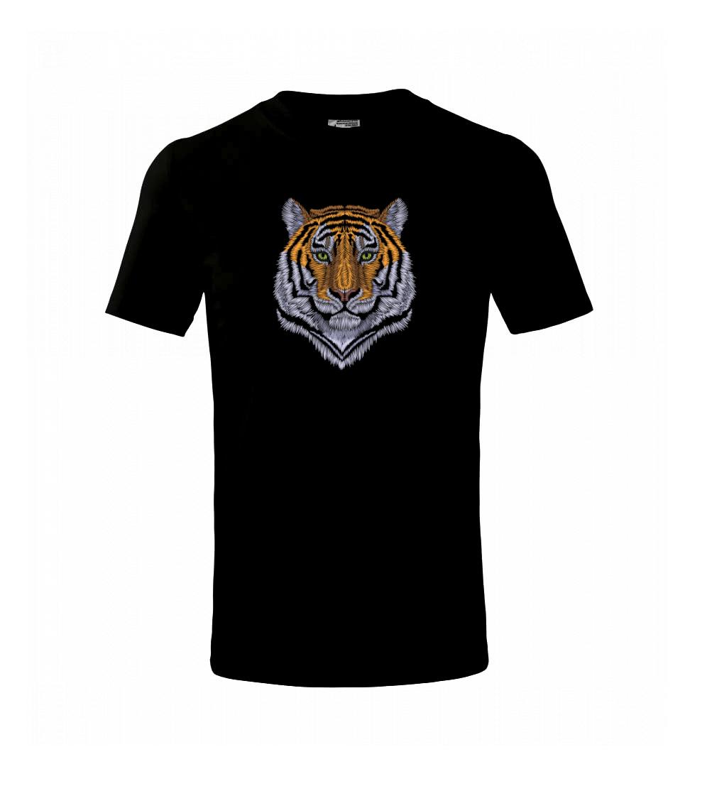 Tričká so zvieratami - Tiger hlava - Tričko detské bavlnené