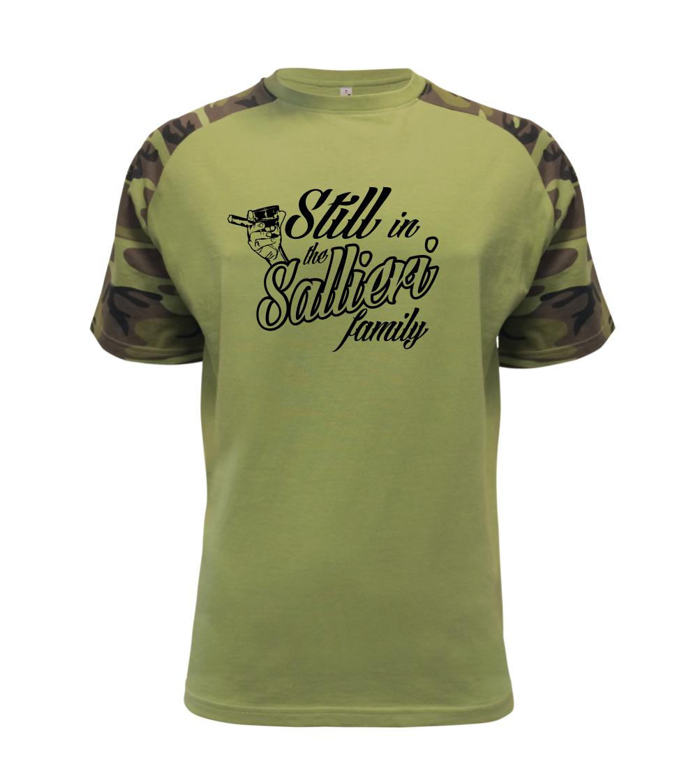 Tričká pre ajťákov - Still In The Sallieri Family - Raglan Military