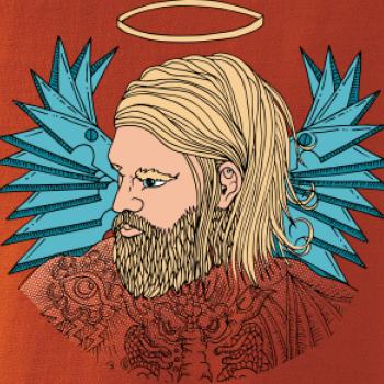 Anjel maľovaný - muž (Pecka design)