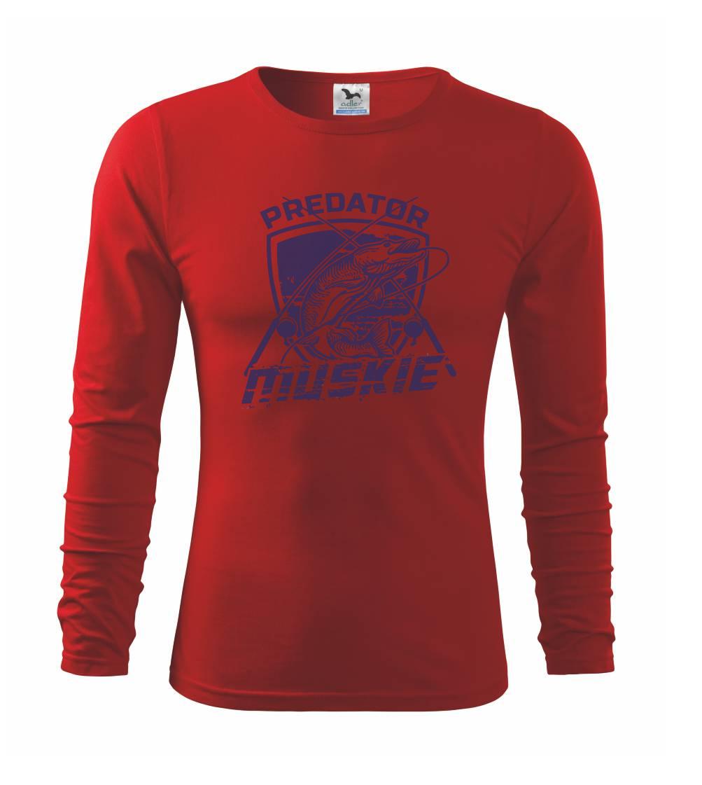 Tričká pre rybárov s potlačou - Muškárenie prekrížené prúty - Tričko detské Long Sleeve