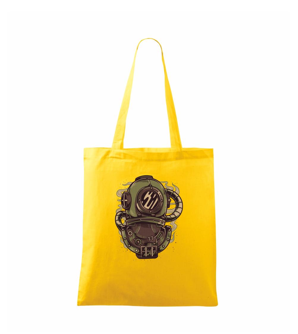 Starý potapěčský skafandr