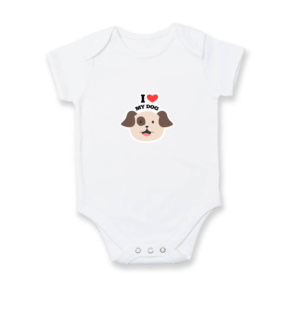 Tričká so psami - I love my dogs - kreslený - Body dojčenské s krátkym rukávom