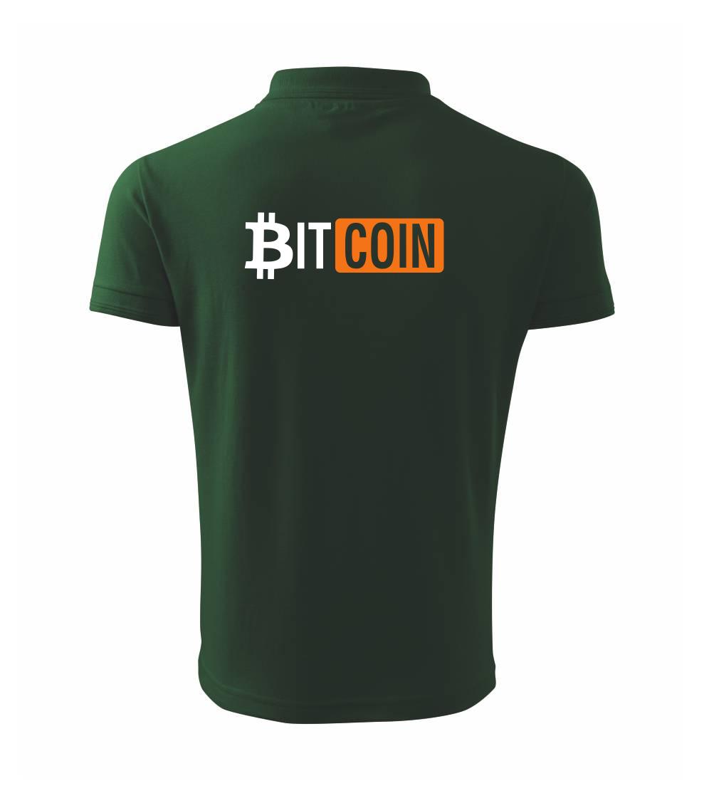 Bitcoin nápis Bitcoin nápis