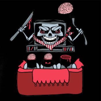 TV vyžieračka mozgov (Pecka design)