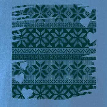 Vianočný vzor v rámčeku