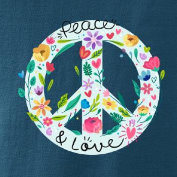 Peace and love symbol