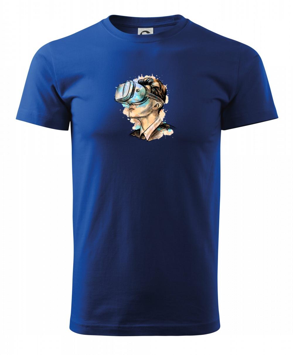 Tričká pre ajťákov - Retro virtuálna realita - Tričko extra veľké  (5-8XL)