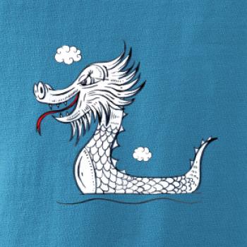 Dračia loď olejomaľba