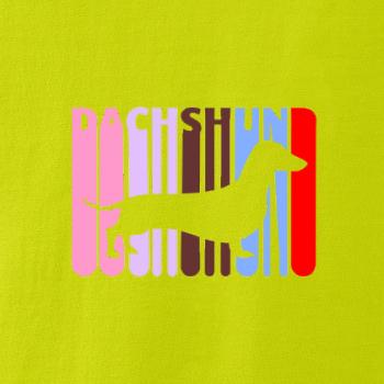 Jazvečík Roztečený nápis