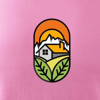 Chalupa pri západe slnka Chalupa pri západe slnka