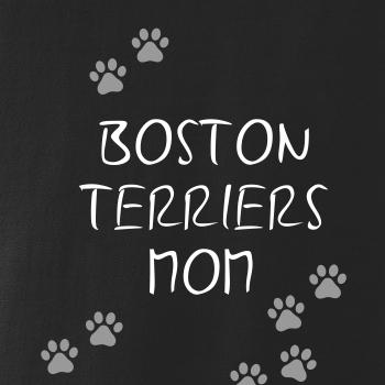 Boston Teriers mom Bostonský teriér (reflexné  tlapky)