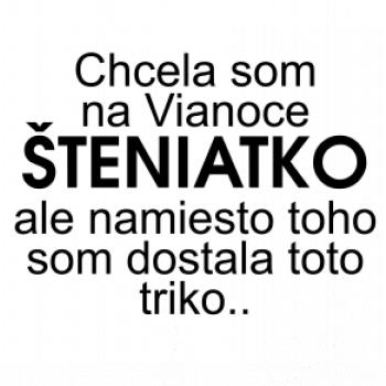 Chcela som na Vianoce šteniatko