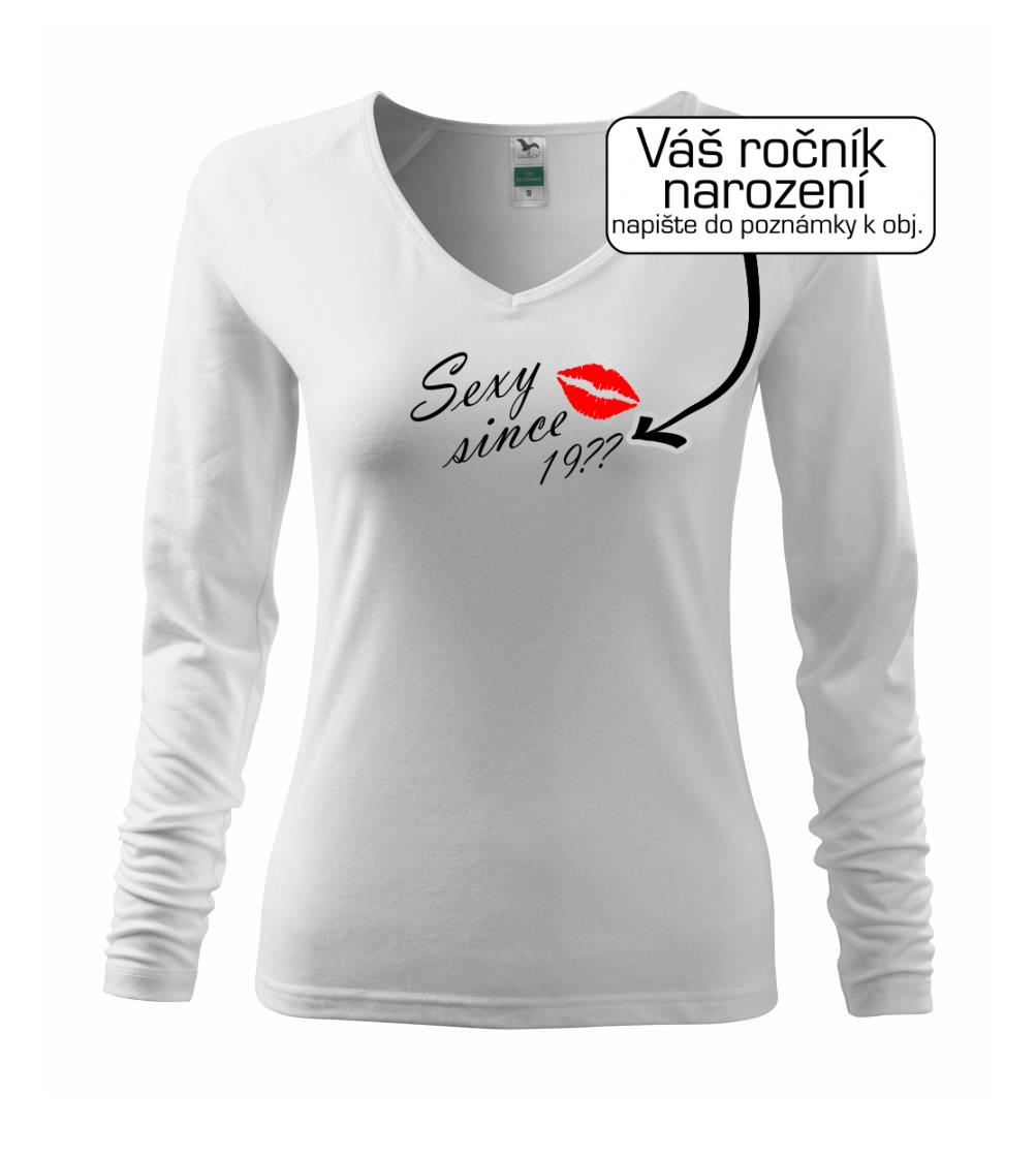 Tričká na párty - Sexy since - Vlastný ročník - Tričko dámske Elegance