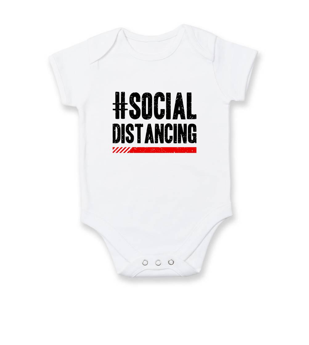 Social distancing - Body dojčenské s krátkym rukávom